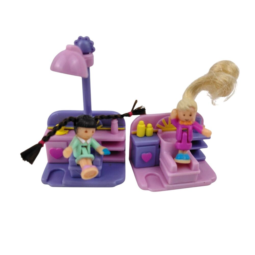 Bluebird Polly Pocket Vintage 1995 Comb And Curl Salon Happening Hair